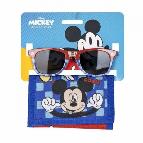 Sunglasses and Wallet Set Mickey Mouse 2 Предметы Синий image 1