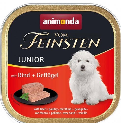 ANIMONDA vom Feinsten Junior Beef with poultry - Wet dog food - 150 g image 1