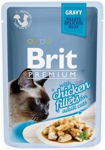 BRIT Premium with Chicken Fillets - wet cat food - 85g image 1