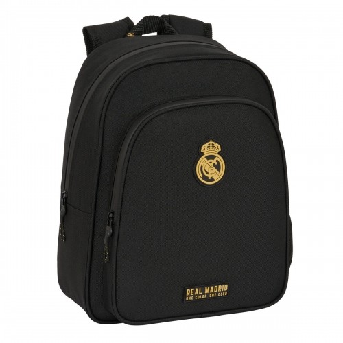 Школьный рюкзак Real Madrid C.F. Чёрный 27 x 33 x 10 cm image 1