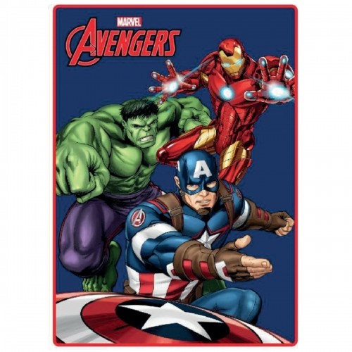 Одеяло The Avengers Super heroes 100 x 140 cm Разноцветный полиэстер image 1