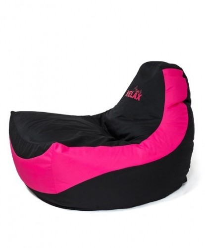 Go Gift Sako bag pouffe Bolid black-pink XXL 140 x 100 cm image 1
