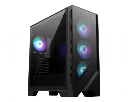 MSI MAG FORGE 320R AIRFLOW computer case Micro Tower Black, Transparent image 1