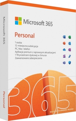 Microsoft 365 Personal 1 x license Subscription Polish 1 year(s) image 1