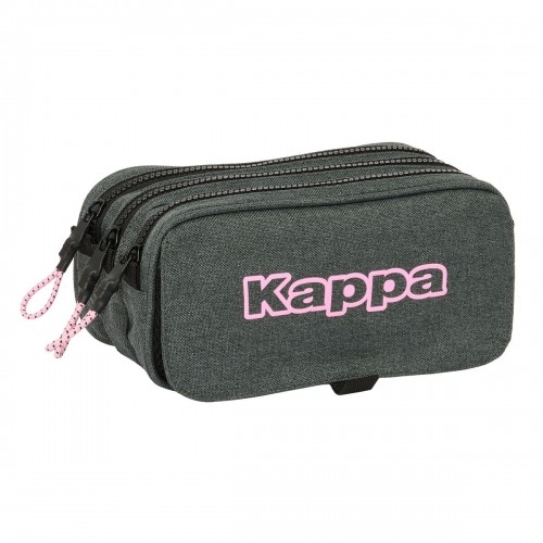 Тройной пенал Kappa Silver pink Серый 21,5 x 10 x 8 cm image 1