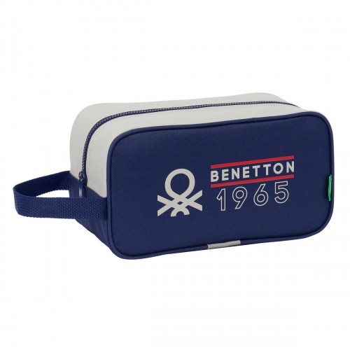 Дорожная сумка для обуви Benetton Varsity Серый Тёмно Синий 29 x 15 x 14 cm image 1