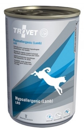 TROVET Hypoallergenic LRD with lamb - Wet dog food - 400 g image 1