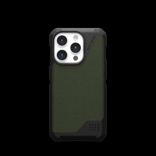 UAG Metropolis LT MagSafe case for iPhone 15 Pro - green Kevlar image 1