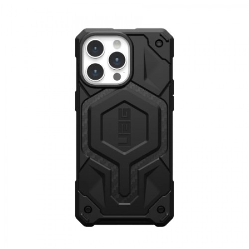 UAG Monarch Pro - protective case for iPhone 15 Pro Max, compatible with MagSafe (carbon fiber) image 1