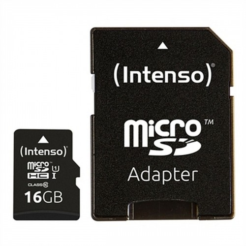 Mikro SD Atmiņas karte ar Adapteri INTENSO 34234 UHS-I Premium Melns image 1