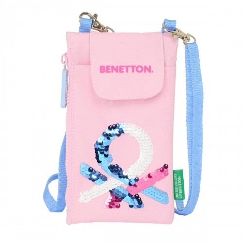 Somiņa Benetton Pink Mobilā soma Rozā image 1