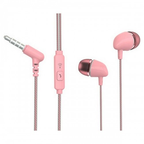 Наушники с микрофоном TM Electron Розовый image 1