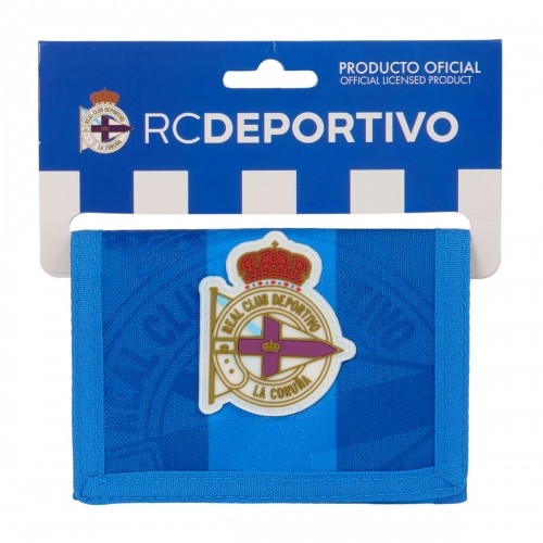 R. C. Deportivo De La CoruÑa Портмоне R. C. Deportivo de La Coruña Синий 12.5 x 9.5 x 1 cm image 1