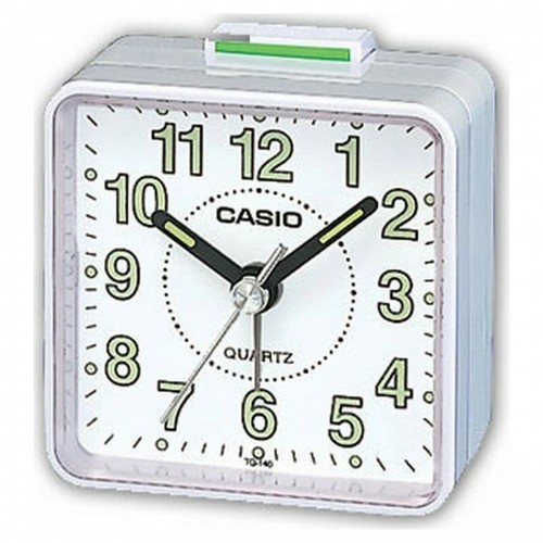 Аналоговые часы-будильник Casio TQ-140-7DF Белый Пластик (57 x 57 x 33 mm) image 1