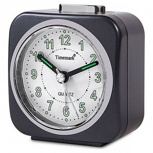 Аналоговые часы-будильник Timemark Серый (9 x 8 x 5 cm) image 1