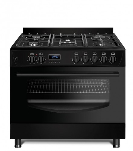Gas-electric Cooker Ravanson KWGE-K90 Cheff Modern (black) image 1
