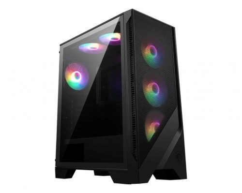 MSI MAG FORGE 120A AIRFLOW computer case Midi Tower Black, Transparent image 1