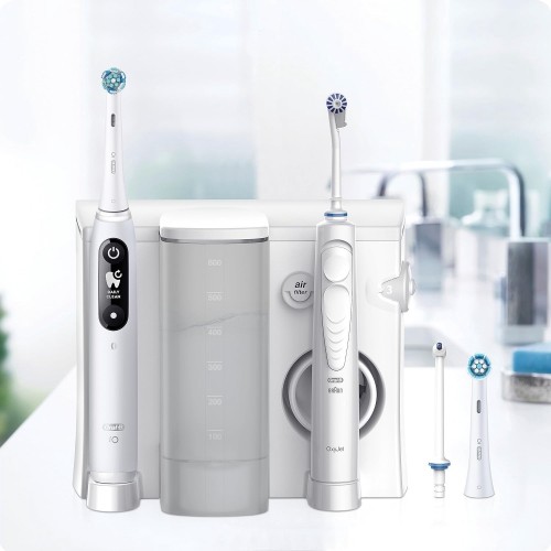 Braun Center OxyJet Reinigungssystem - Munddusche + Oral-B iO6, Mundpflege image 1