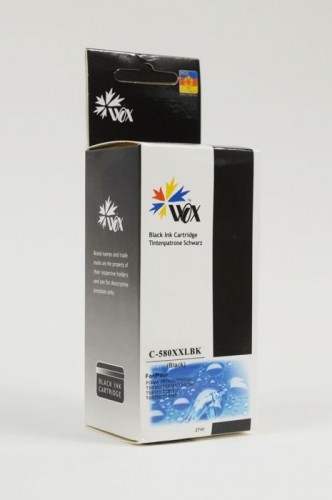 Ink cartridge Wox Black CANON PGI580PGBK XXL replacement PGI-580PGBK XXL (1970C001) image 1