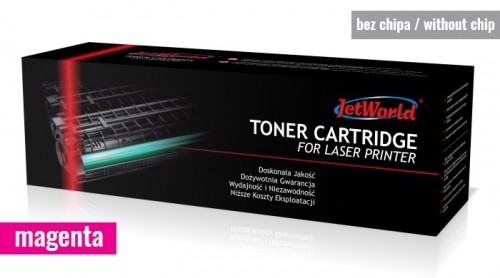 Toner cartridge JetWorld compatible with HP 415X W2033X LaserJet Color Pro M454, M479 6K Magenta (toner cartridge without a chip - relocate it from an OEM cartridge (A or X series) - please read the instructions) image 1