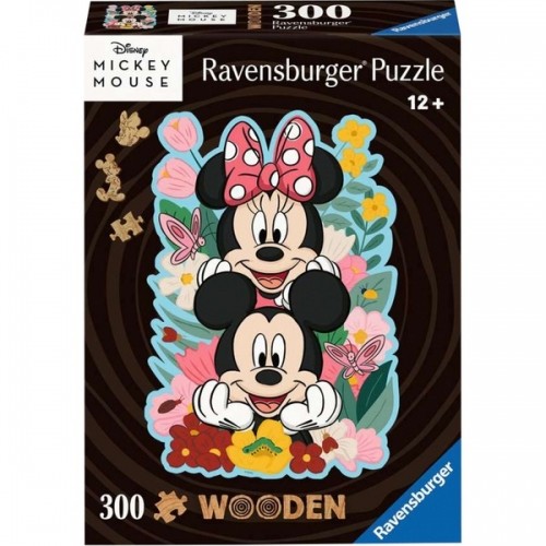 Ravensburger Wooden Puzzle Disney Mickey & Minnie image 1