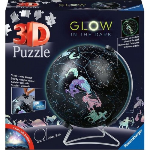 Ravensburger 3D-Puzzle Glow In The Dark Sternenglobus image 1