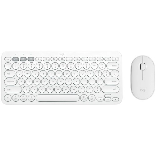 LOGITECH Pebble 2 Bluetooth Keyboard Combo - TONAL WHITE - US INT'L image 1