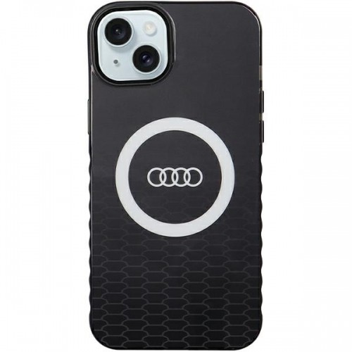 Audi IML Big Logo MagSafe Case iPhone 15 Plus | 14 Plus 6.7" czarny|black hardcase AU-IMLMIP15M-Q5|D2-BK image 1