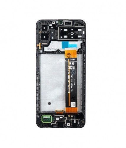 For_samsung LCD display + Touch Unit + Front Cover Samsung A135F Galaxy A13 Black image 1