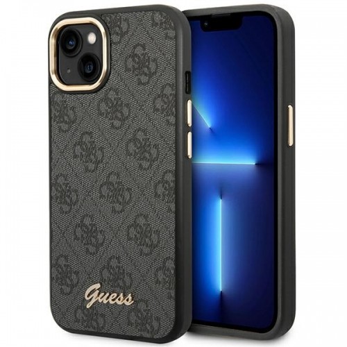 Guess PC|TPU 4G Metal Camera Outline Case for iPhone 14 Plus Black image 1