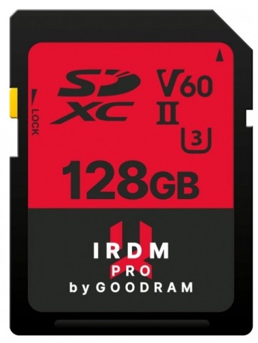 Goodram IRDM Pro Atmiņas Karte SDXC / UHS-II U3 / 128GB image 1