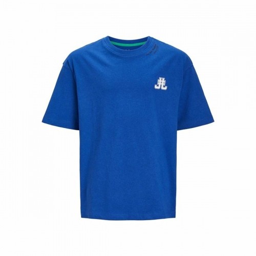 Krekls ar Īsām Piedurknēm Bērniem Jack & Jones Jorcole Back Print Tumši zils image 1