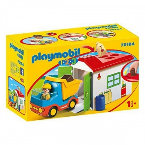 Playset 1.2.3 Garage Truck Playmobil 70184 image 1