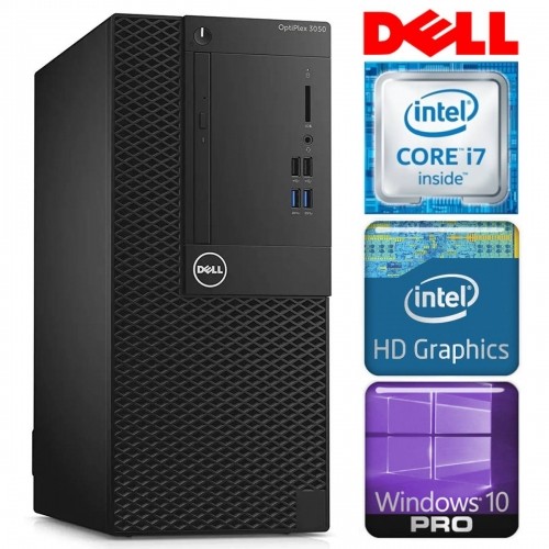DELL 3050 Tower i7-7700 32GB 256SSD M.2 NVME WIN10Pro image 1