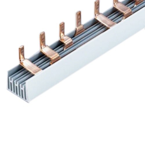 CNC Busbar Pin 4P, 56 modules, 63A, 1.4x7mm, 1m image 1