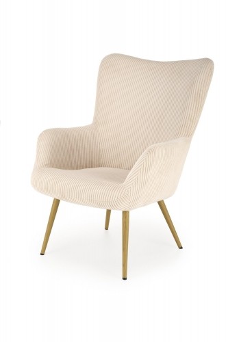 Halmar AMARO leisure chair, cream image 1