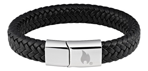 Zippo Braided Leather Bracelet 22 cm image 1