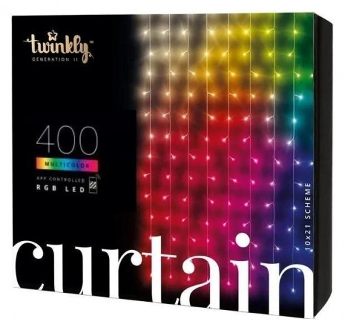 INTELLIGENT LED CURTAIN TWINKLY 400 RGBW 1.5X2.1M image 1
