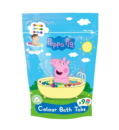 PEPPA PIG Раскрашивающие таблетки для ванны 9 x 16 г image 1