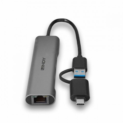 USB-разветвитель LINDY 43379 Чёрный image 1
