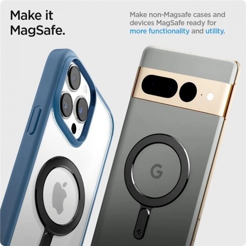Spigen OneTap Ring Magnetic case with MagSafe - black image 1