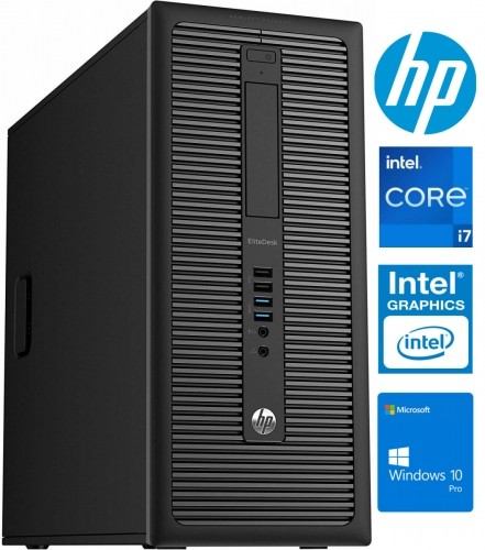 HP EliteDesk 800 G1 MT i7-4770 8GB 256GB SSD Windows 10 Professional image 1