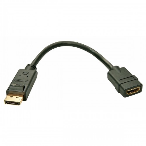 Адаптер для DisplayPort на HDMI LINDY 41005 Чёрный 15 cm image 1