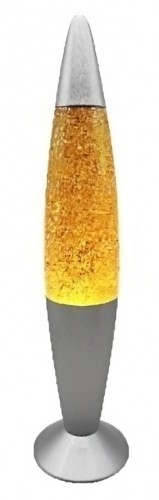 Besk Dekoratīva lavas galda lampa, 5W, zelta image 1