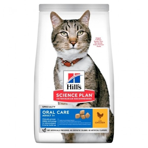 HILL'S SP Adult Oral Care Chicken - dry cat food - 7kg image 1