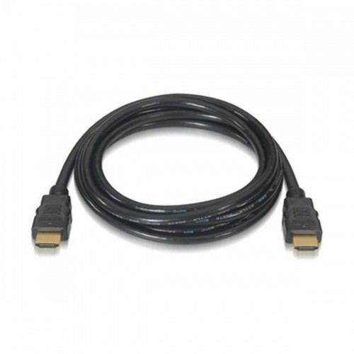 HDMI kabelis ar ārējo tīklu NANOCABLE HDMI V2.0, 3m 3 m Melns 3 m image 1