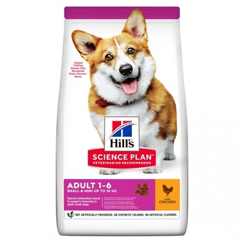 HILL'S Science plan canine adult small and mini chicken dog - dry dog food- 3 kg image 1
