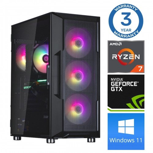 INTOP Ryzen 7 5700X 32GB 500SSD M.2 NVME+2TB GTX1650 4GB WIN11Pro image 1