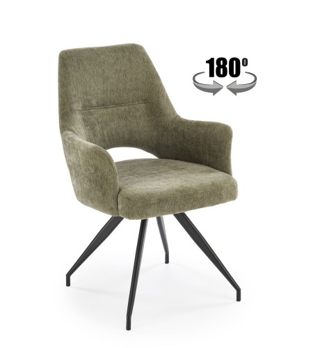 Halmar K542 chair, olive image 1