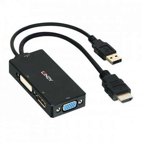 Адаптер HDMI—DisplayPort LINDY 38182 Чёрный image 1